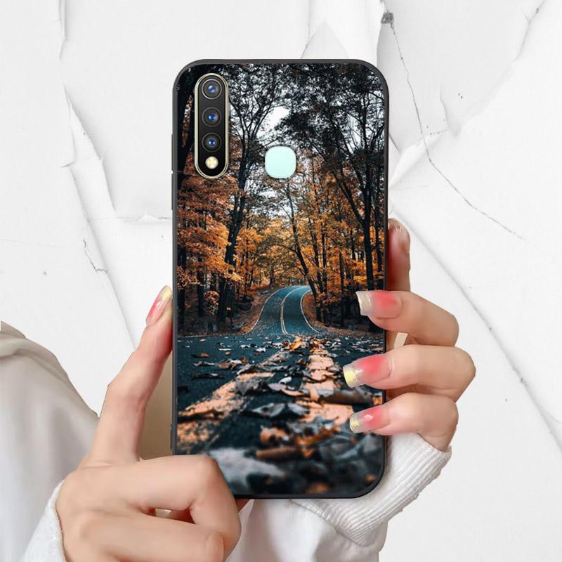 Чехол Для Vivo Y19 Y 19 Чехол Силиконовый Мягкий ТПУ Чехол Для Телефона Для Vivo Y19 1915 VIVOY19 Funda Capa Модный Ударопрочный Корпус Coque