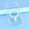 For iPhone 17 Air Magnetic Case Acrylic+TPU Clear Phone Cover
