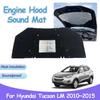 Звуковая подкладка капота двигателя для Hyundai Tucson LM 2010~2015 2013 2014 Теплоизоляция Хлопок Звукоизоляционный вкладыш для автомобиля Аксессуары для интерьера
