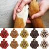 5pcs Cute Leather Portable Pendant Keyrings Cat Paw Pet Hair Holder Keychains for animal Lovers Accessories Key chains