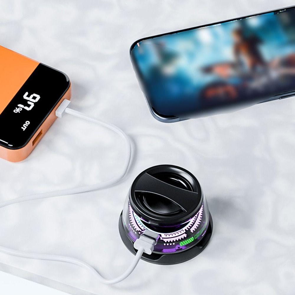 with RGB Lighting Phone Stand Magnetic Wireless Sound Box For Smartphones and Tablets