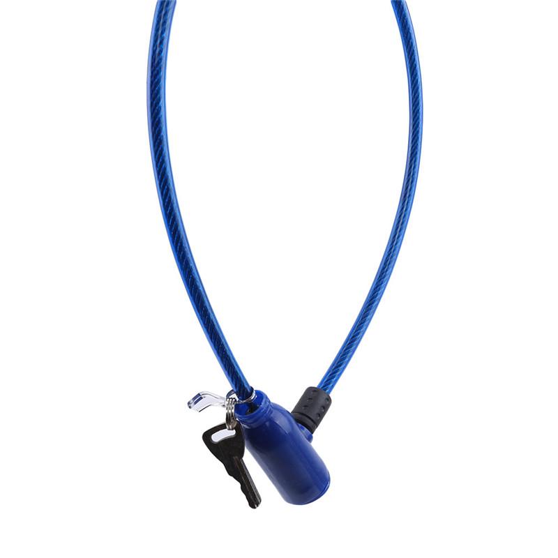 Bicycle Safety Lock Metal Universal Anti-Theft Bicycle Lock Motorcycle Wire Lock Safety Cable With Keys Outdoor Bike Supplies