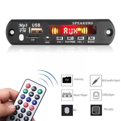 Автомобильный Bluetooth MP3-плеер Плата декодера FM-радио TF USB 3.5 Модуль Комплект платы усилителя Автомобильный AUX Аудиоприемник Мм Музыка Q6E0