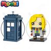 MOC1496 MOC7327 Персонажи научно-фантастических сериалов Фигурки с квадратными головами Строительные блоки DIY Сборная фигурка Игрушка Для детей Взрослых
