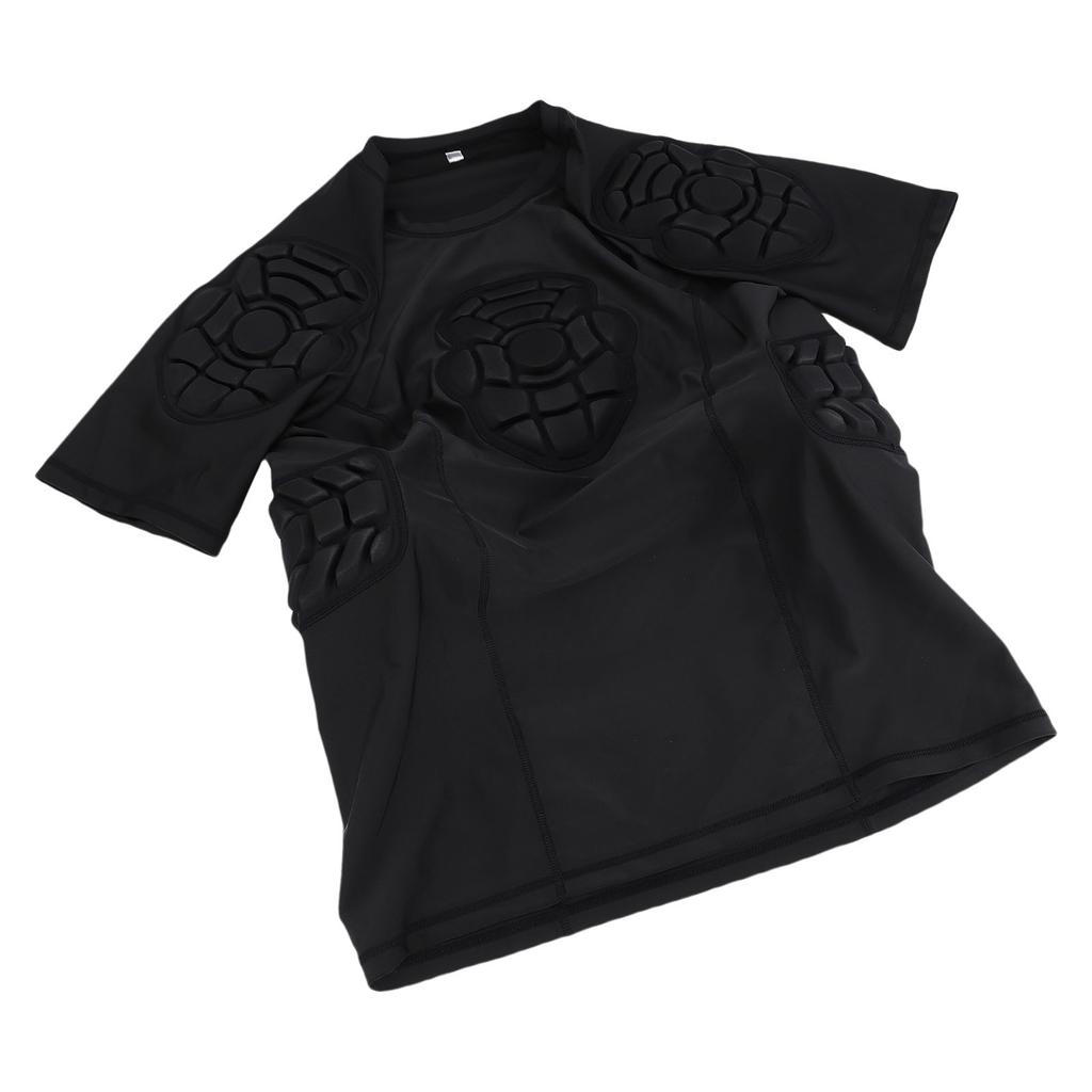 Вратарская футболка для мужчин женщин EVA Футбольная компрессионная футболка с защитой Футбольная защитная экипировка Защита ребер