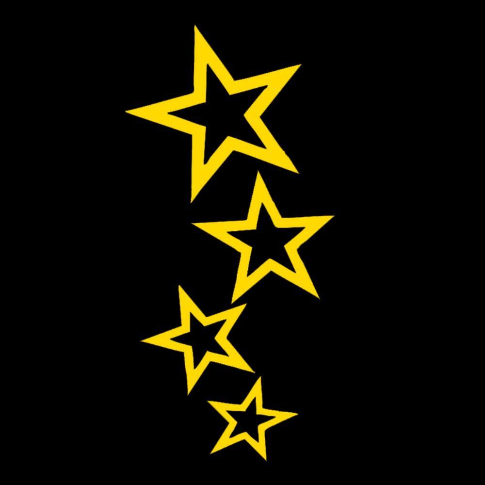 Interior Parts Car Accessories Laser Sticker Stars Car Sticker Auto Stars Sticker Car Vinyl Decal