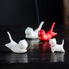 Incense Stick Holder Multifunctional Adorable Cartoon Cat Shape Ceramic Incense Holder for Home Decoration