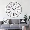 12-inch Hot Stamping Digital Wall Clock, Light Luxury, Simple, Modern Living Room Home, Fashionable Silent Golden Clock