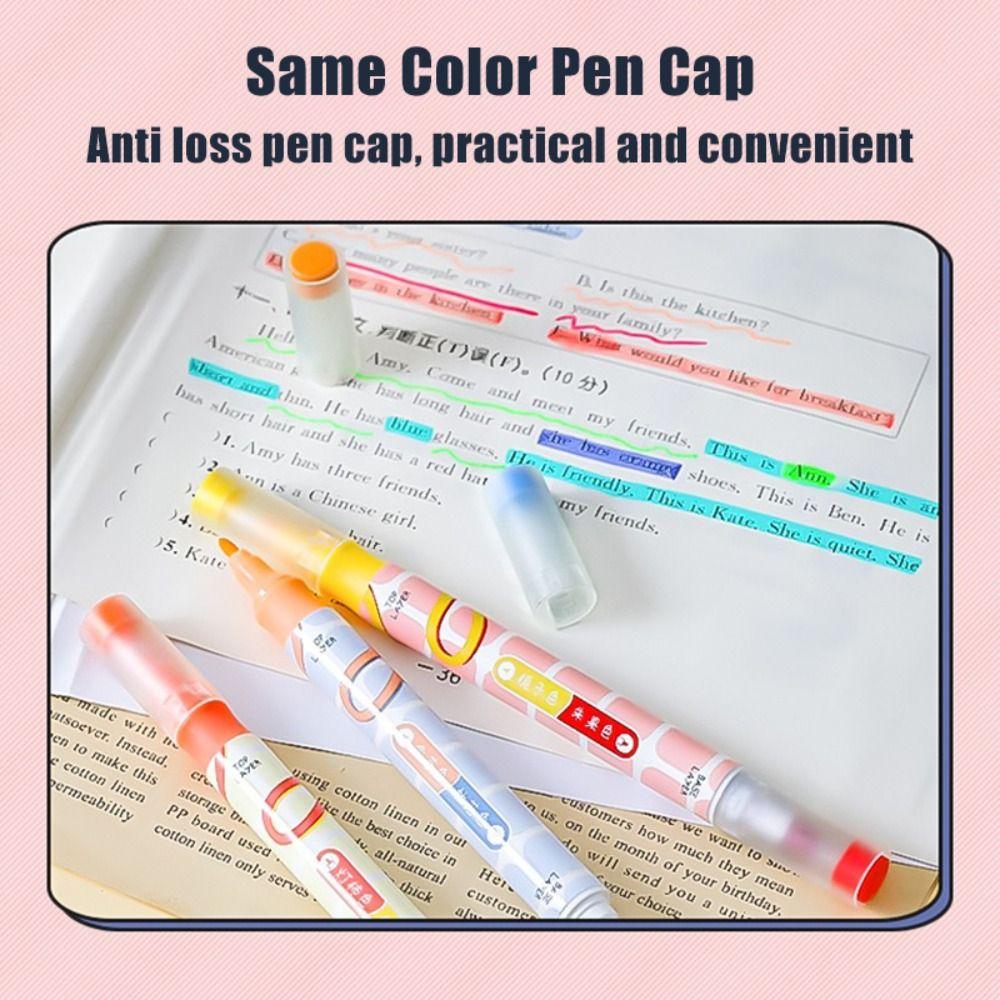 Двухцветные складные цветные маркеры, двухсторонняя флуоресцентная ручка, цветная ручка для рисования, подарок