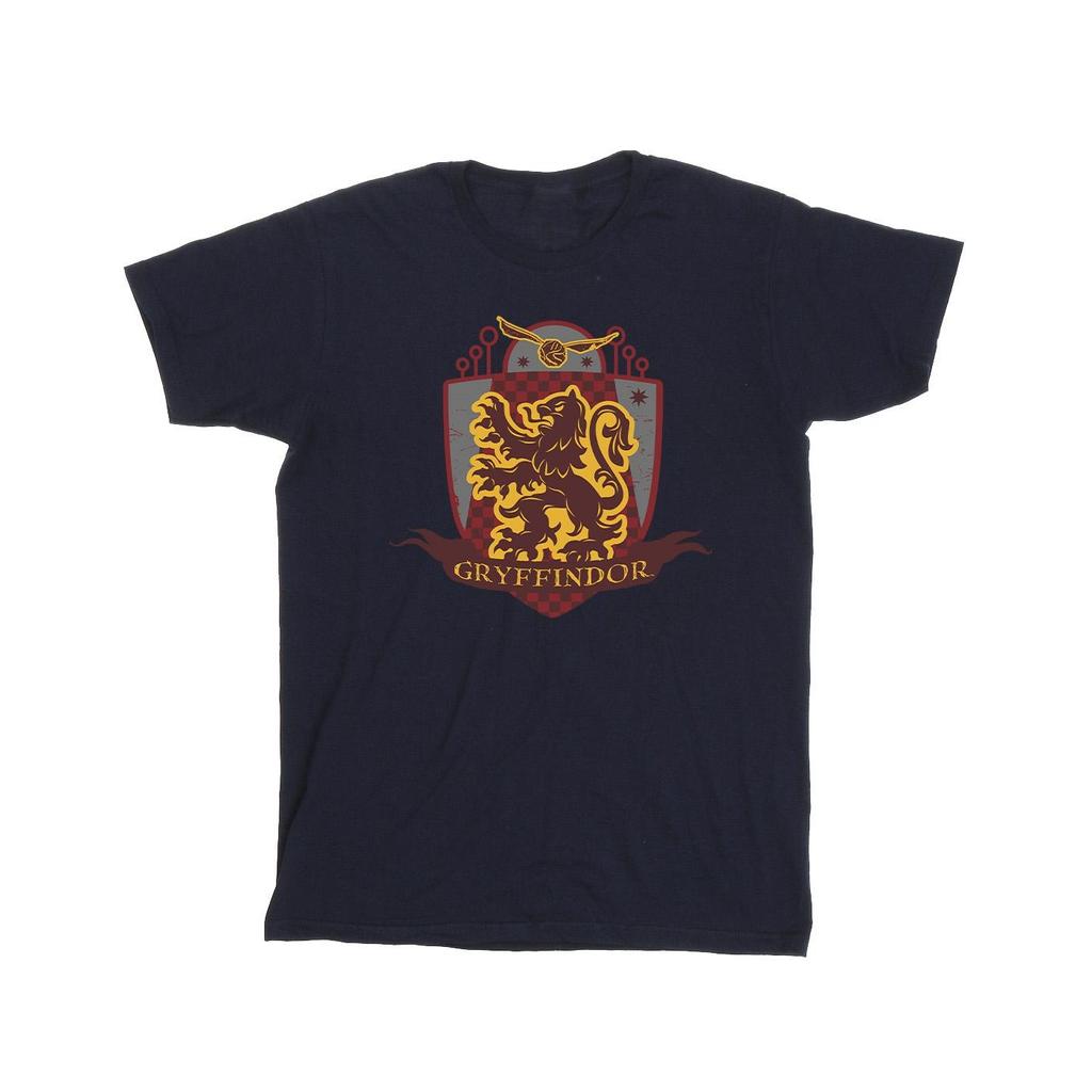 Harry Potter Mens Gryffindor Chest Badge T-Shirt