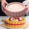 Круглая силиконовая форма для выпечки - Безопасна в духовке до 450°F, Легко моется, Равномерное пропекание
