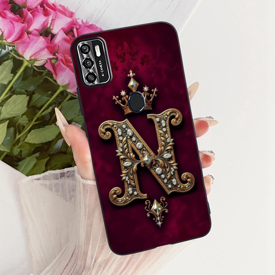 Для ZTE Blade A7s 2020 Чехол A7020 Милая Корона Буквы Чехол Мягкий Силиконовый Чехол для Телефона Для ZTE Blade A7s 2020 BladeA7s Fundas Coque