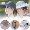 Rechargeable Charging Fan Hat UV Protection Cycling Hat Outdoor Fishing Hat  Men Women