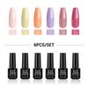 PHOENIX Nail Polish Monochrome Color Semi Permanent Nail Art Manicure Soak Off LED UV Gel Nail Salon Varnish (5ml)