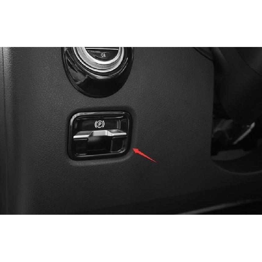 For Benz EQE EQS - Gloss Black Inner Electronic Brake Cover Trim 1PCS
