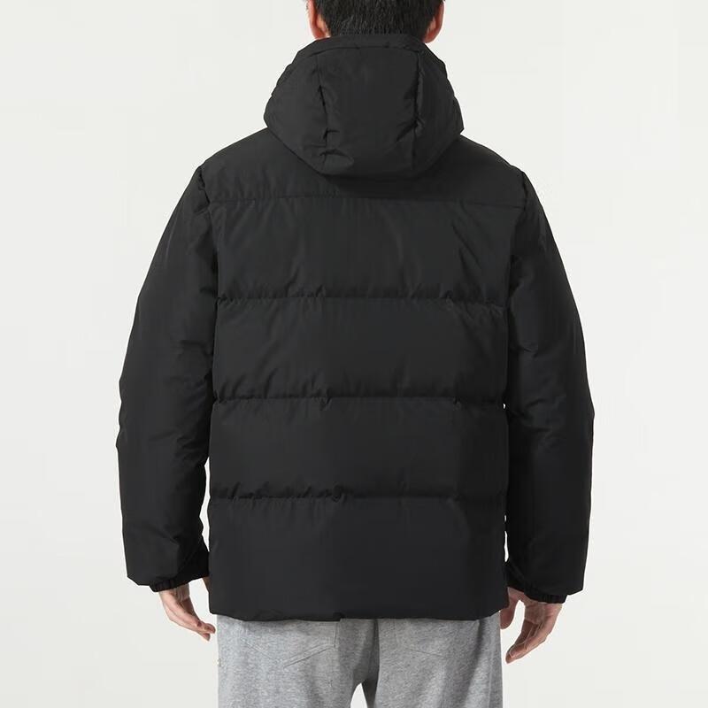 Under Armour Однотонный короткий толстый теплый пуховик с капюшоном и средней талией, повседневный трикотажный спортивный комплект из брюк 23600801-001+23600704-001