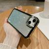 Подходит для IPhone15, Градиентный блестящий чехол для телефона 14pro, Блеск для объектива, Защитный чехол с гальваническим покрытием против падения для Apple 13