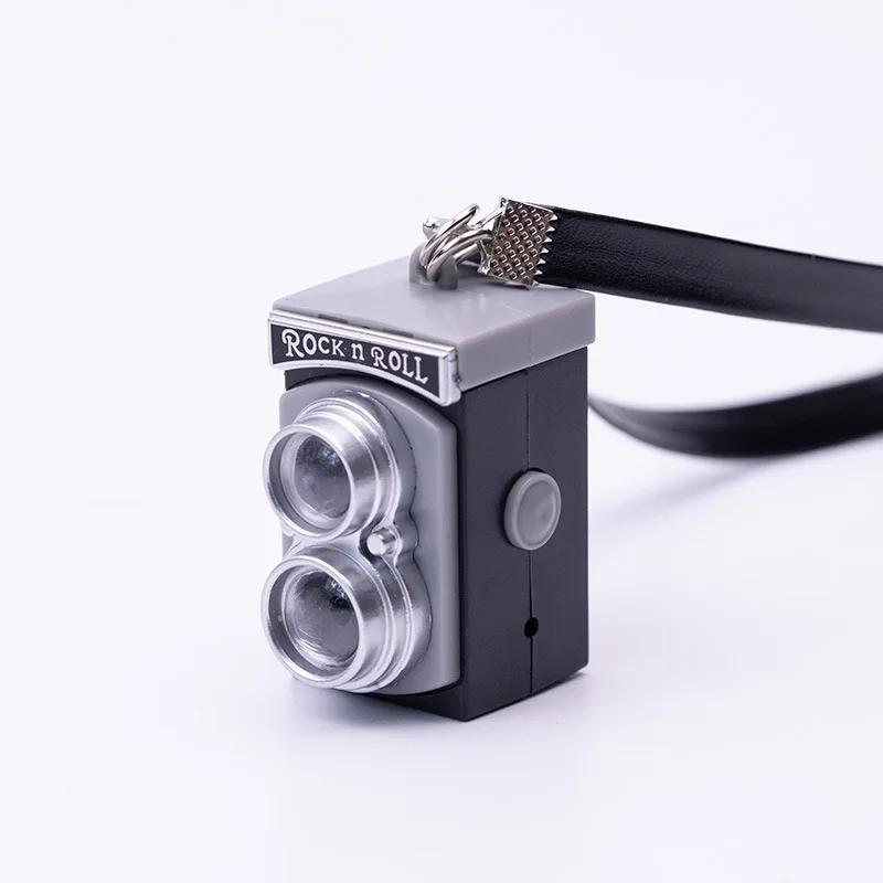 Новый Креативный Мини Светящийся Малыш С DSLR Камерой Брелок Со Вспышкой Звуковыми Эффектами Подарок Аксессуары Для Сумки Игрушка Детский Мальчик Подарок Брелок