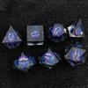 7 шт./компл. DND D20 Liquid Core Flow Eye Dice наборы для COC Dungeon and Dragon Pathfinder RPG ролевые игры вечеринки игрушки аксессуары