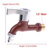 1Pcs 1/2" Male Washing Machine Faucet Wall Mounted Water Hose Quick Connector  Garden Balcony