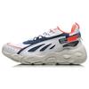Li Ning Butterfly Lite Butterfly Нескользящие Легкие Низкие Кроссовки на Толстой Подошве Мужские Белые AGLP093-1