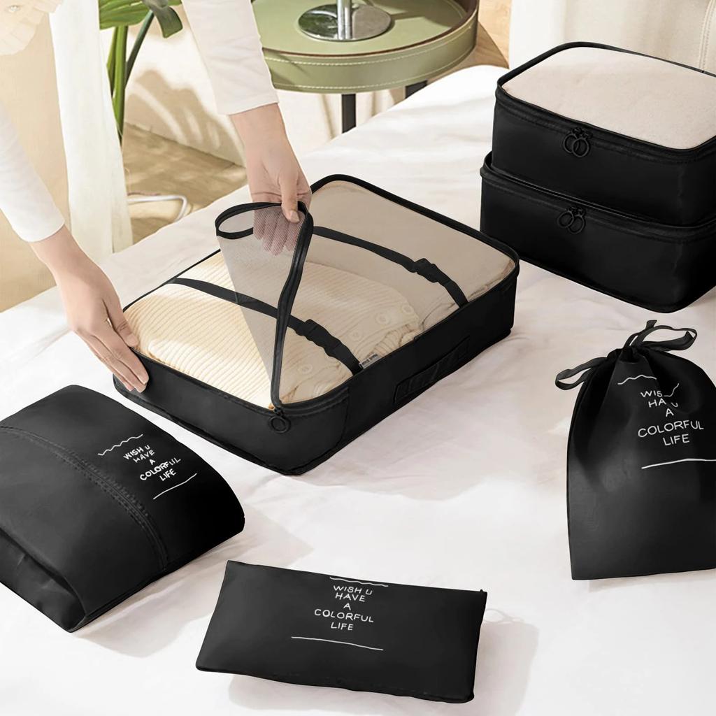 Travel Set Storage Bags Clothes Digital Toiletries Shoes Organizer Bag Student Dormitories Clothing Sorting Bags Packing Cubes