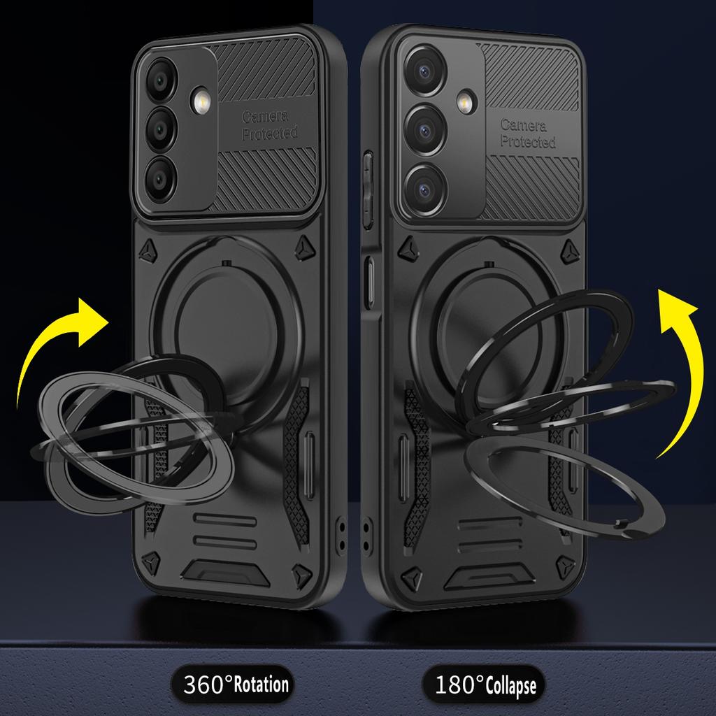 For Samsung Galaxy S26 Magnetic Case Shockproof TPU + PC Phone Back Cover with Kickstand