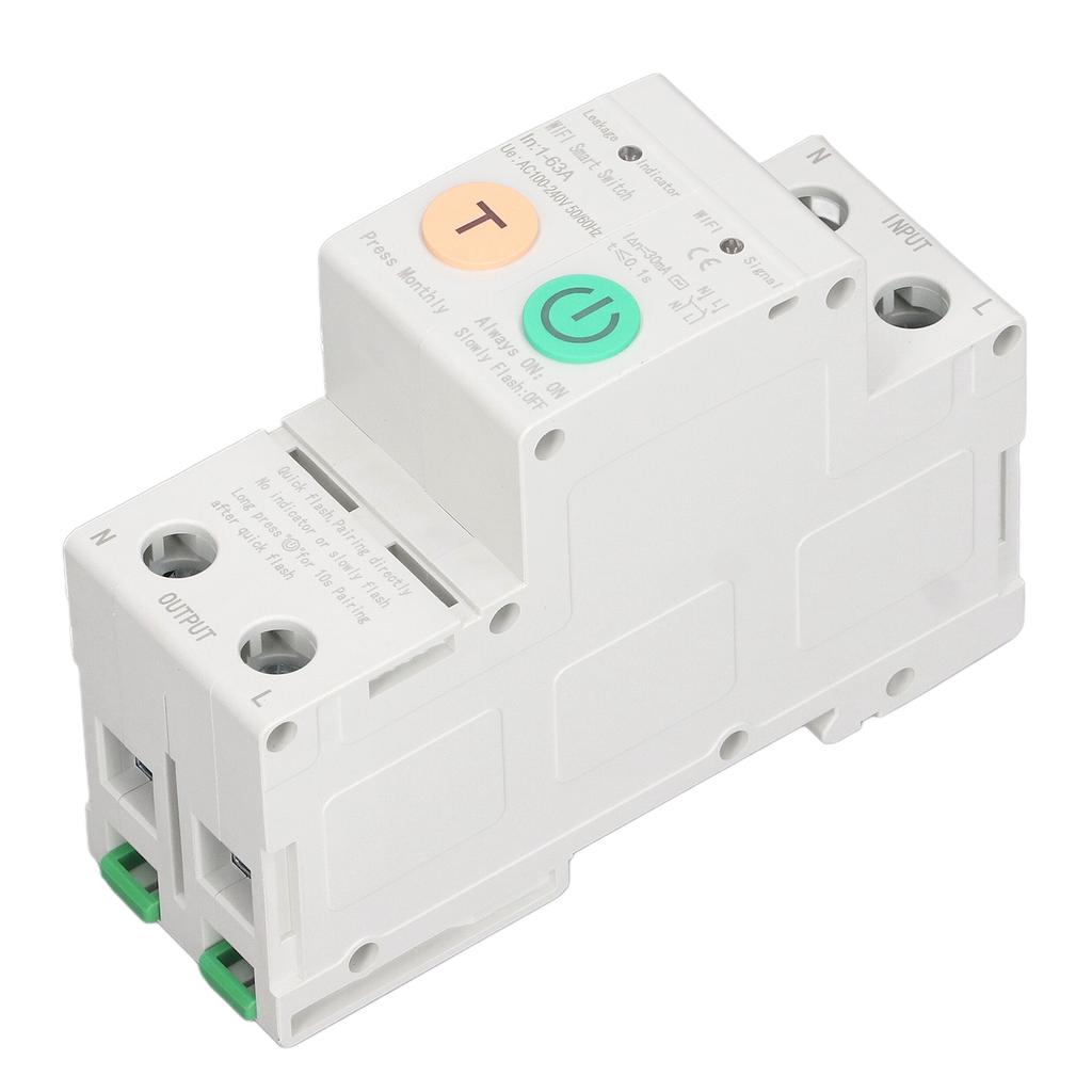 WiFi Circuit Breaker Parameters Adjustable Leakage Protection Data Display Remote Control Circuit Br