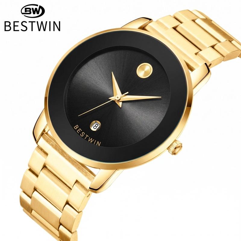 Ultra Thin Men's Quartz Watch Fashion Simple Light Luxury Male Wristwatch For Daily Wear Business Casual Outdoor Activities