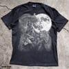 Three Dragons Shirt, Full Moon Dragon Tee, Fantasy Creature Apparel, Mythical Beast Gift
