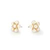 FINDELISE Handmade Flower Freshwater Pearl Earrings