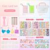 Cartoon Sticker DIY Keychain Making Kit Acrylic Gooka Stickers Set  Notebook Decoration