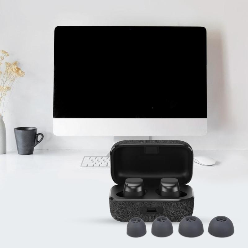 Silicone Ear Tips for 3 True Wireless Earbuds Eartips Tips Headphones Earplugs