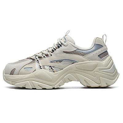 Текстильные кроссовки-папины кроссовки с низким верхом Женские кроссовки Бежевый F12W124164FLA