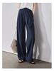 Summer thin casual wide leg pants for women 2025 fashionable loose and versatile slimming floor pants