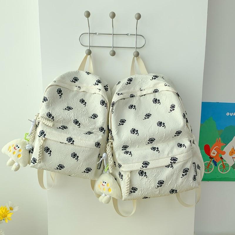 Schoolbag Korean schoolbag female junior high school student cute small fresh backpack girl large capacity high school student computer backpack