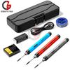 Набор USB-паяльника 5 В 8 Вт Беспроводной электрический паяльник 300-450℃ Регулируемая температура Батарея Умные паяльные инструменты