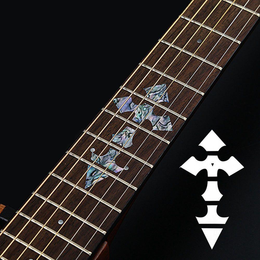 Decorations Ultra Thin Stickers Guitarra Accessories Fretboard Sticker Cross Inlay Decals