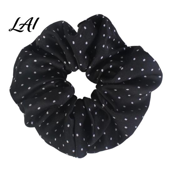 Versatile Wrist Ornament Retro Polka Dot Hair Tie for Women Girls Soft Elastic Scrunchies Elegant Stylish Ties Gifts Ponytail Holder Fashionable