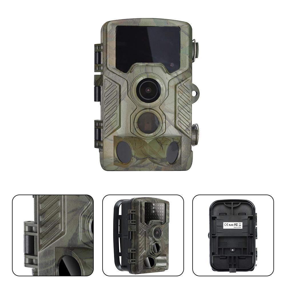 Прочная дистанционная высококачественная камера для охотничьих троп 0,2 с, уличный USB-водонепроницаемый кабель 1080p, 2,4-дюймовый ЖК-дисплей