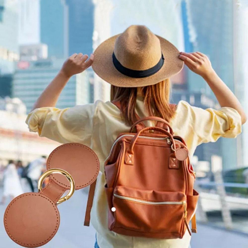 Круглый магнитный зажим для шляпы Новый Hands-Free Держатель для шляпы из ПУ-кожи Металлическое кольцо-пряжка Зажимы для шляпы-сумки На открытом воздухе