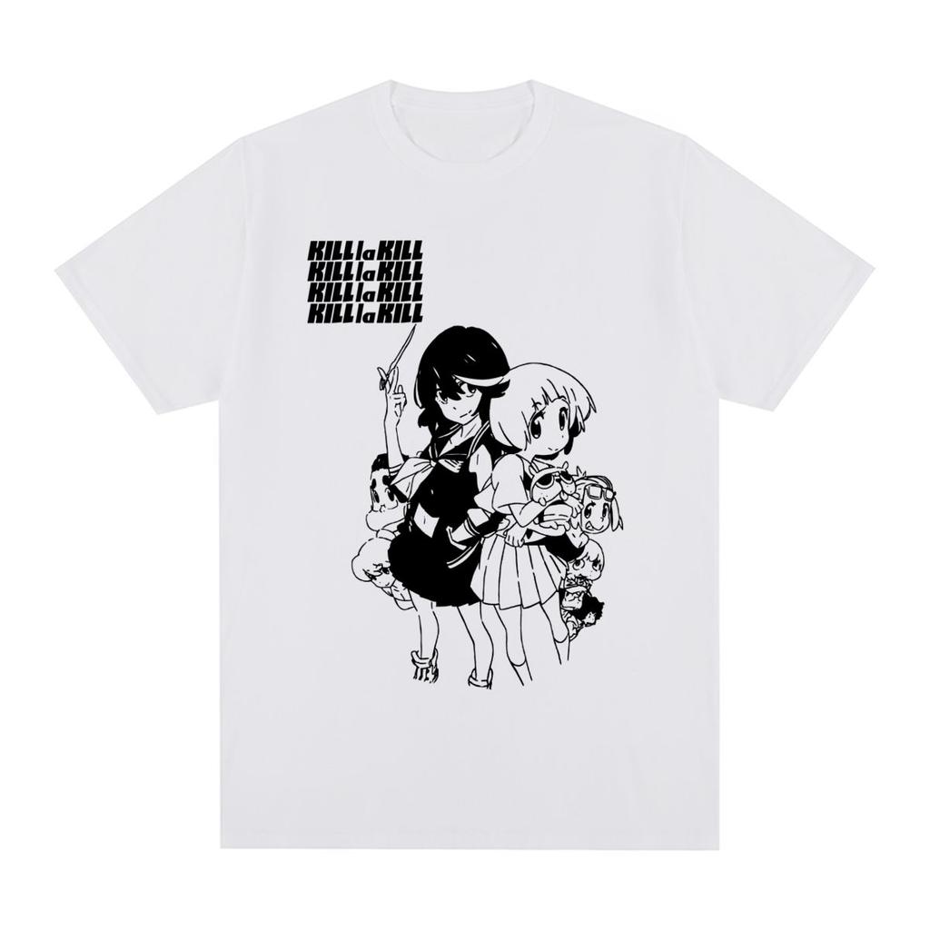 Kill La Kill Винтажная футболка Рюко Матой Аниме Харадзюку Японская Милая Хлопковая Мужская Футболка Новая Футболка Женские Топы