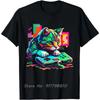 New Summer Cotton Tshirt Game Pixel Casual Shirt Cat Art Player Kitten Oversized T-shirt Summer Men's Clothing Unisex Tops Tees