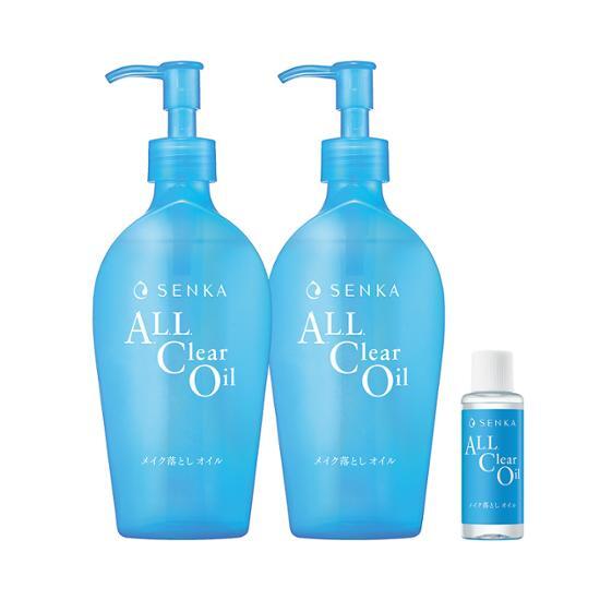 [Online Exclusive Plan] Senka All Clear Oil 230ml+230ml Double Plan (+Cleansing Oil 20ml), Korea Cleansing