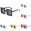 Modern Square Eyewear With Pc Frame And Colorful Silver Lenses For Casual Wear And Driving
