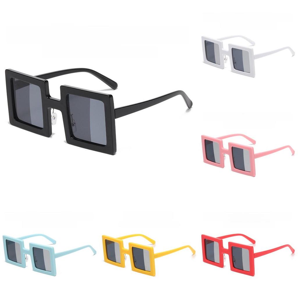 Modern Square Eyewear With Pc Frame And Colorful Silver Lenses For Casual Wear And Driving
