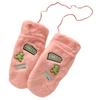 Children's Plush Gloves with Neck Rope