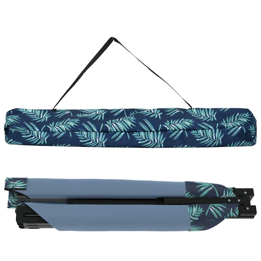 Folding Camping Bed Leaf Forest 210 x 80 x 46 cm