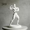 Фигурка Мужчины-Бодибилдера 3D Печать, Поза с Высоким Передним Бицепсом, Фигурка Мышечного Мужчины, Декоративные Фигурки для Спорта и Фитнеса, Сувенир