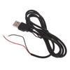 1 шт. 5 В USB-удлинительный кабель с разъемом h, USB 2.0 A и 2-контактным 2-проводным разъемом для кабеля питания и зарядки 5 В